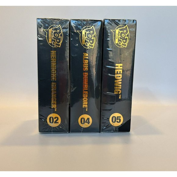 Funko Pop Harry Potter Pins NIB Set Of 3 Hermione Dumbledore Hedwig - Picture 6 of 9
